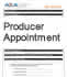 ACA Marketplace Enrollment Solution Producer Appointment document image